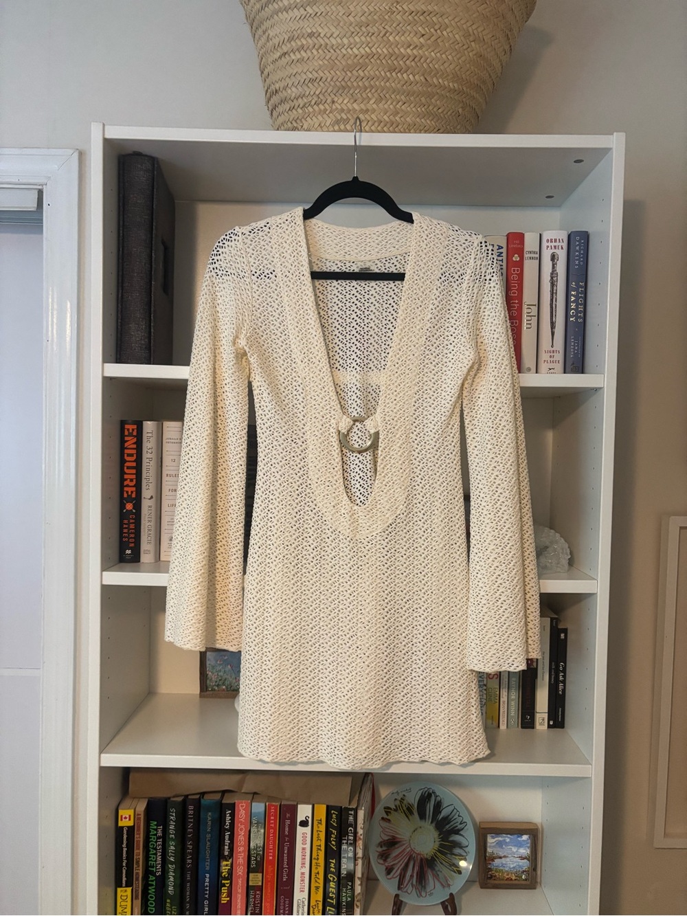 Monday Swimwear MONTEGO MINI DRESS - IVORY CROCHET